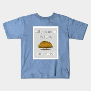 Love & Tacos Kids T-Shirt